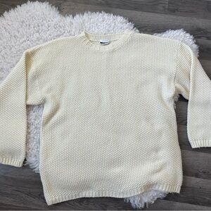 Cream Chunky Knit Sweater